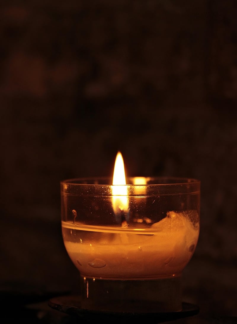 Repurposed Glass Jar Candles